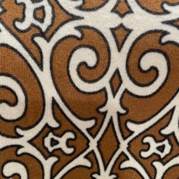 Jade By Jane Boho Print Tunic Dress L Swirl Festival Flowy Weekend Comfy Chic - Picture 6 of 10